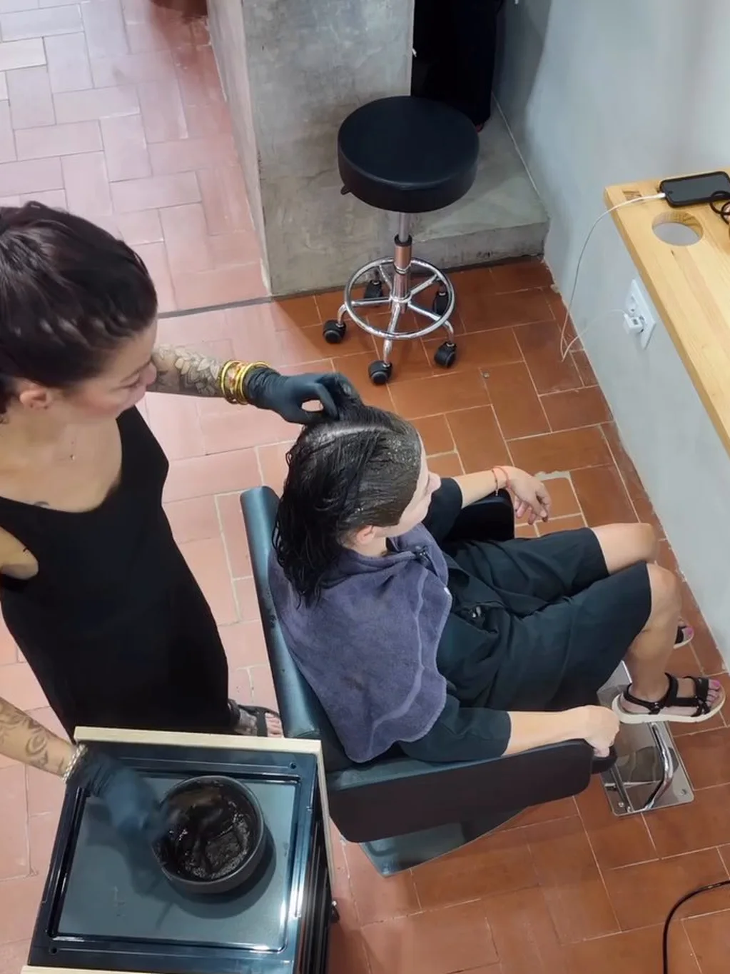 Scalp oxygenation at Mi Momento